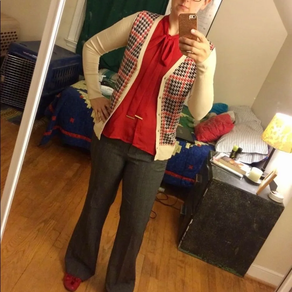 Merona houndstooth cardigan